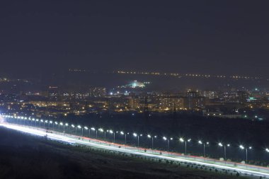 güzel ve renkli ışıklar gece 