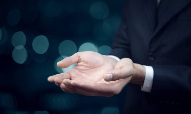 iş adamın boş elleri