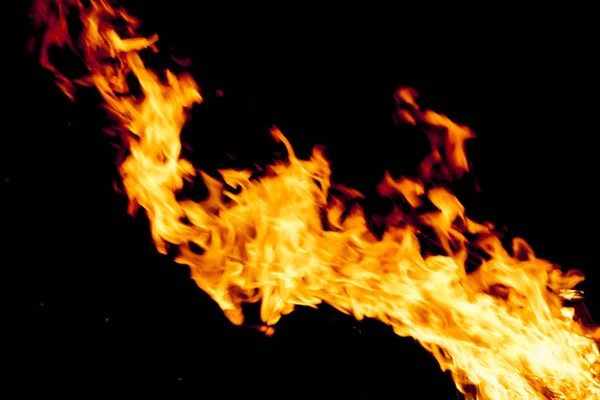 Beautiful Fire Flame Texture Background — Stock Photo, Image