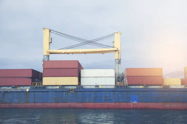 Cargo Boat Sea Load — Stock Photo, Image