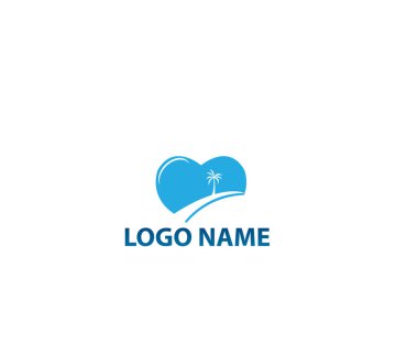 Yol ve dağ vektör logosu tasarımı