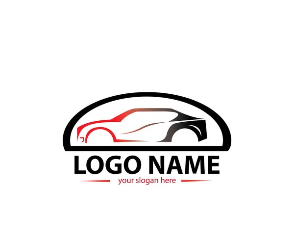 Proteção Para Design Logotipo Carro — Vetor de Stock