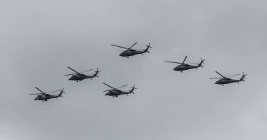Helikopter düzenleme sergisi