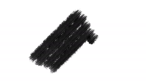 Pintura Black Brush Grunge Fondo Para Títulos Otro Texto Con — Vídeos de Stock