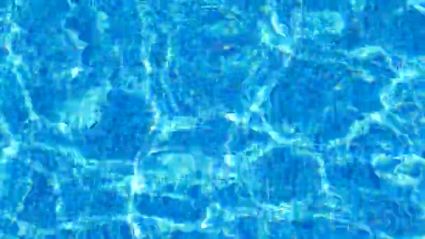 Водна Поверхня Басейну Працює Фон — стокове відео