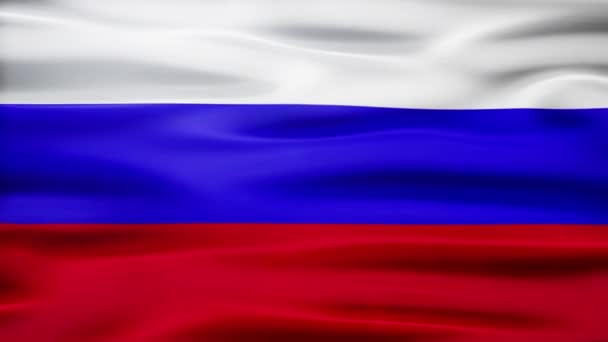 Kontekst Ruchu Flagi Rosji — Wideo stockowe