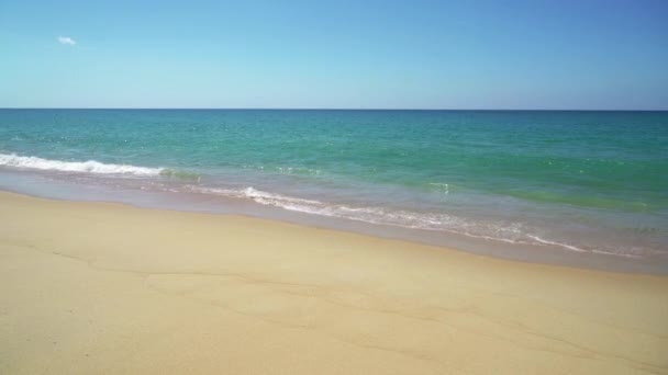Hermosa Playa Tropical Mar Océano — Vídeo de stock