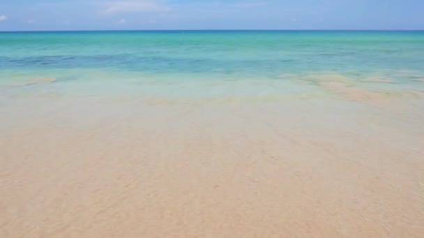 Beautiful Tropical Beach Sea Ocean — Stock Video