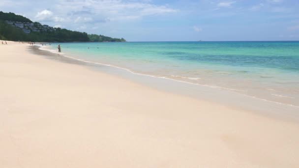 Playa Tropical Mar Océano — Vídeo de stock