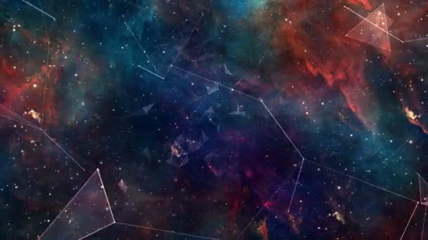 Uzay Nebulasının Videosu — Stok video