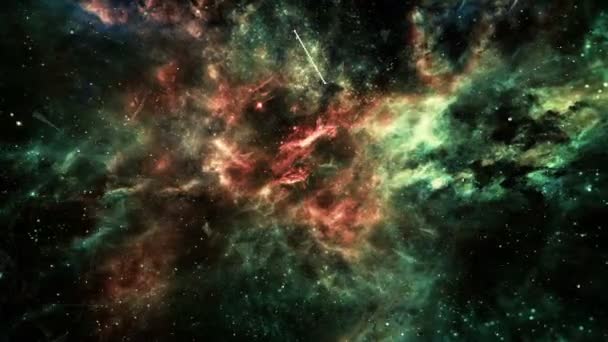 Відео Космічної Туманності — стокове відео