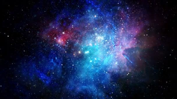 Video Della Nebulosa Spaziale — Video Stock