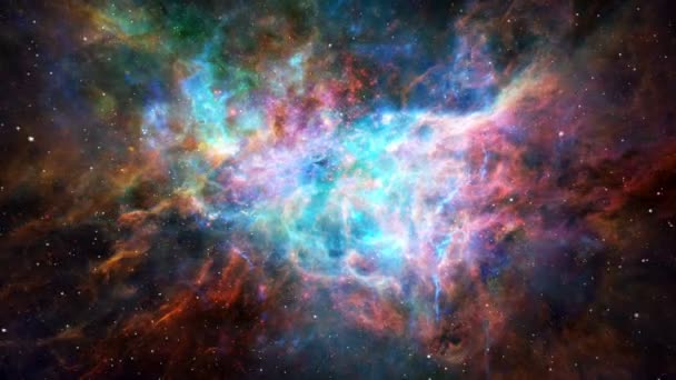 Video Della Nebulosa Spaziale — Video Stock