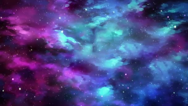 Video Space Nebula — ストック動画