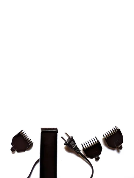 Shaving Machine White Background Barber Concept — Stock Photo, Image