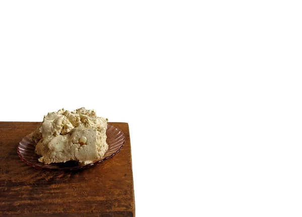Ciasto Kukurydziane Przygotowania Tortilli Drewnianej Desce Typowe Jedzenie Gwatemali — Zdjęcie stockowe