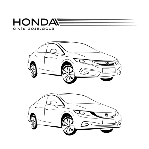 Nastinil Auto Skica Stock Vektory Royalty Free Nastinil Auto Skica Ilustrace Depositphotos