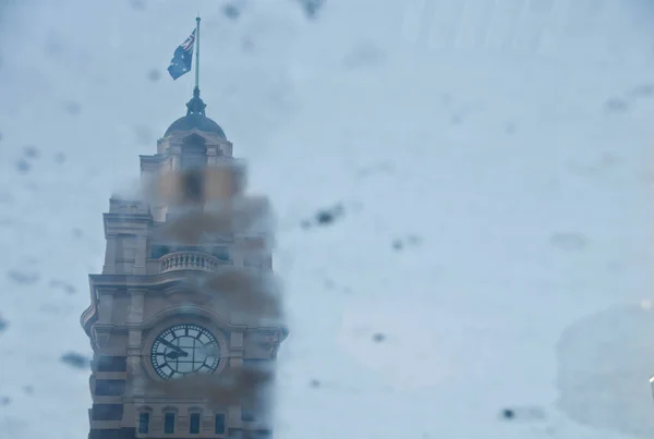 Melbourne Austrálie Července 2018 Vintage Klasický Clocktoweru Melbourne Flinders Street Stock Fotografie