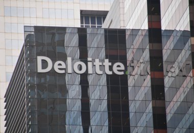 Melbourne, Avustralya - 30 Temmuz 2018: Deloitte genel merkezi inşa