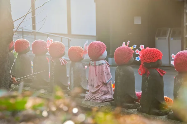 Tokyo Japan December 2018 Scène Van Kinderen Stenen Sculpturen Het — Stockfoto