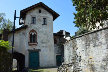 Locarno (İsviçre). Nisan 2017. Visconti Kalesi.