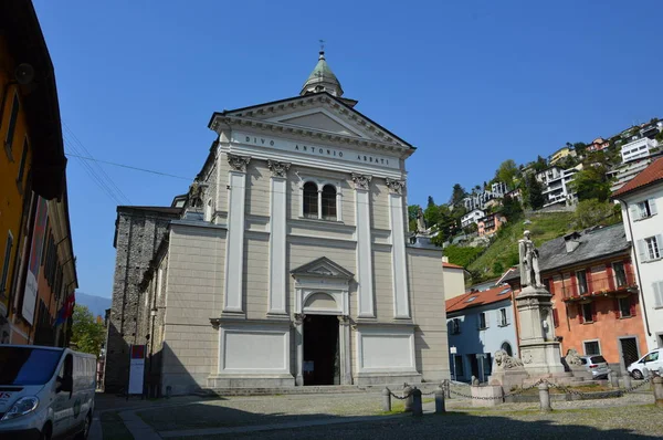 Locarno Ελβετία Απρίλιος 2017 Εκκλησία Του Αγίου Αντωνίου — Φωτογραφία Αρχείου