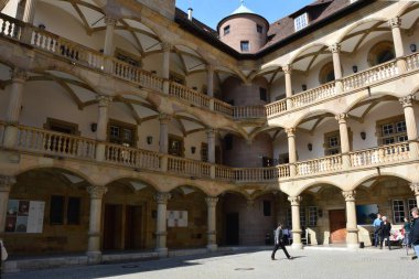 Stuttgart (Almanya). Nisan 2017. Eski kale.