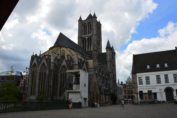 Ghent Belgium August 2017 Church Nicholas — 图库照片