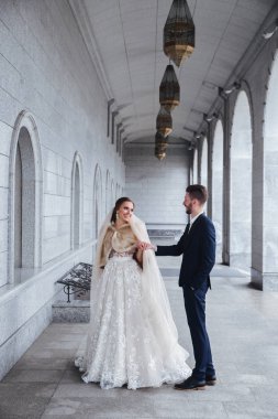 Güzel düğün çift dans açık. İlk Düğün dansı