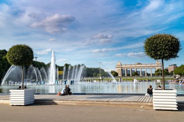 Gorky Park 'taki ana çeşme..