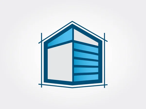 Elite Architecture Home Builders Icon — Stock Vector