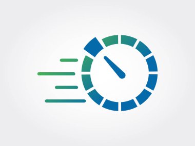 Mavi Hız Ölçer Simgesi