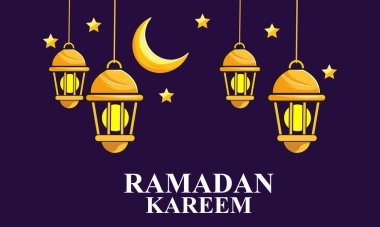 Ramazan Kareem sancak İslami arkaplan