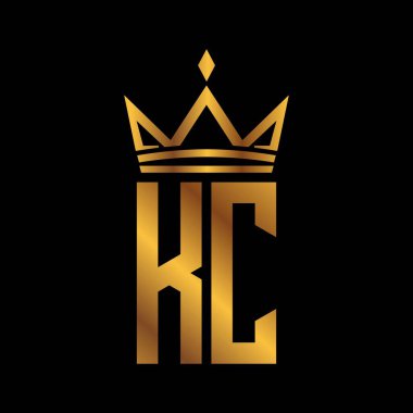 K ve C harfi logo vektör çizimi