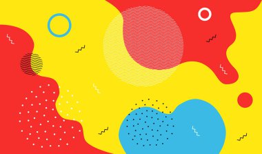 Renkli soyut arka plan. Değişken renklere sahip çok renkli şablon. Sıvı şekil tasarımlı vektör soyut arkaplan dokusu