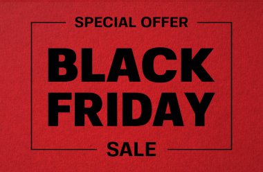 Kara Cuma simge vektör illüstrasyonu