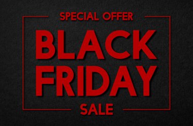 Kara Cuma simge vektör illüstrasyonu