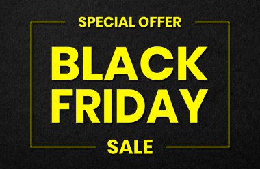 Kara Cuma simge vektör illüstrasyonu