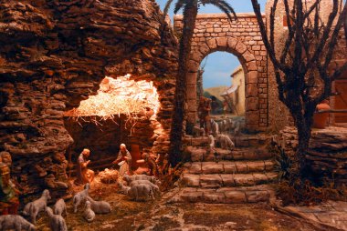 Eski Filistin 'de Noel Doğumu sahnesi