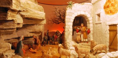 Eski Filistin 'de Noel Doğumu sahnesi