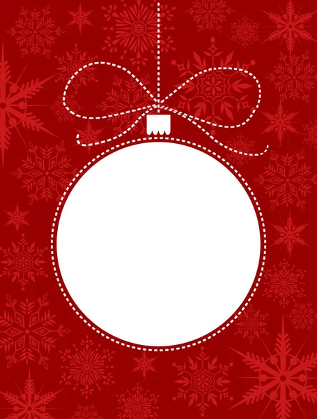 Kırmızı zemin üzerinde beyaz oyulmuş kar taneleri olan Noel tebrik kartı arkaplanı