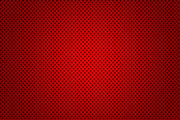Abstract Red Dotted Background Simulating Carbon Fibre Texture — Stock Photo, Image