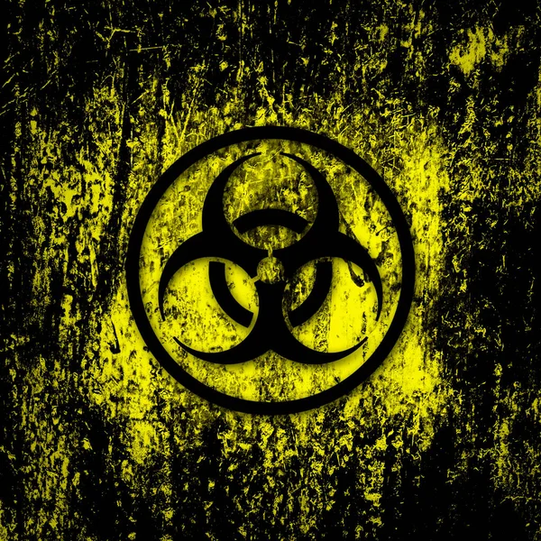 Fondo Riesgo Biológico Infeccioso Peligro Virus Pandemia Ilustración Del Concepto — Foto de Stock