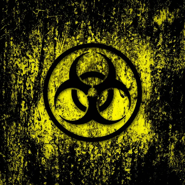 Infectious Biohazard Background Virus Hazard Pandemic Health Risk Concept Illustration — Stock Photo, Image