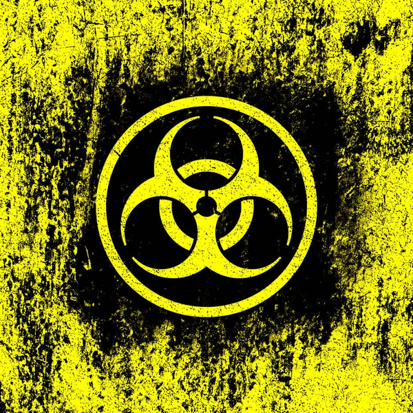 Infectious Biohazard Background Virus Hazard Pandemic Health Risk Concept Illustration — Stock Photo, Image