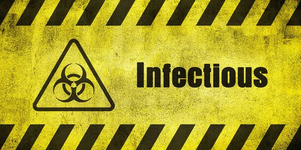 Coronavirus Message Pandemic Infection Virus Hazard Pandemic Health Risk Concept — Stock Photo, Image