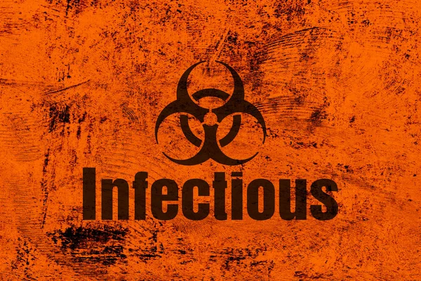 Bulaşıcı Biyolojik Tehlike Geçmişi Virüs Tehlikesi Salgın Hastalık Sağlık Riski — Stok fotoğraf