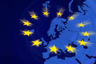 European Union flag background clipart