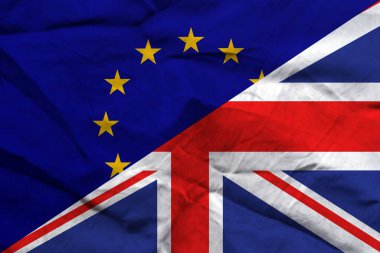 Avrupa Birliği bayrağı ve Büyük Britanya
