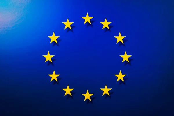 Pozadí Vlajky Evropské Unie — Stock fotografie